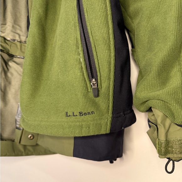 L.L.Bean Gore Tex XCR Jacket Mens Large Waterproof Hooded Outdoor Shell Coat - Picture 4 of 8